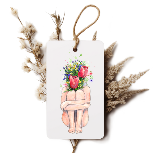 "Sitting With The Colours Of Grief" Gift Tag