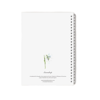 "Snowdrop" Notebook