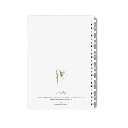 "Snowdrop" Notebook