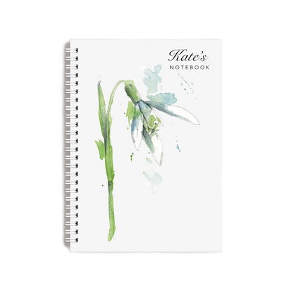 "Snowdrop" Notebook