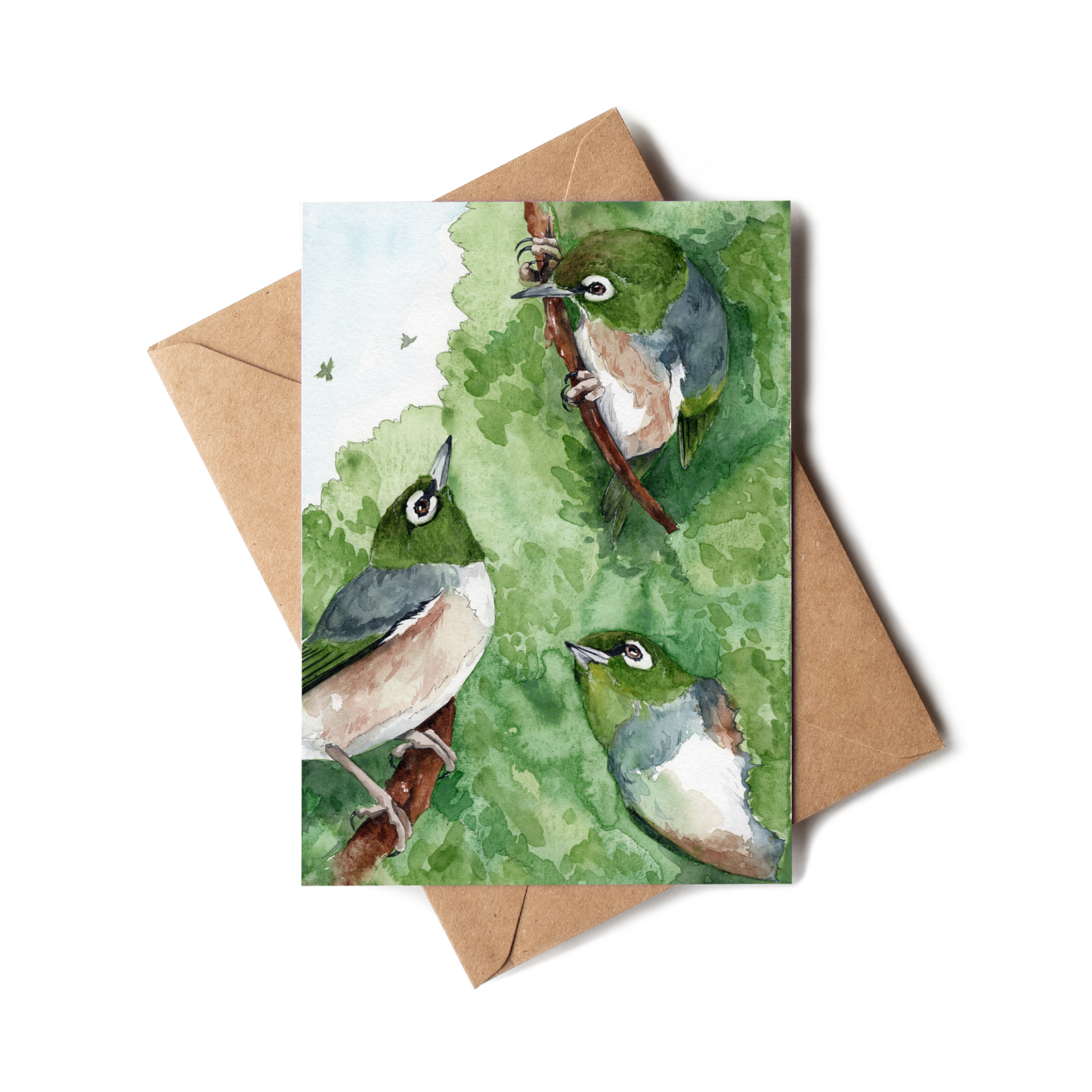 "Tauhou in the Hedge" Greeting Card