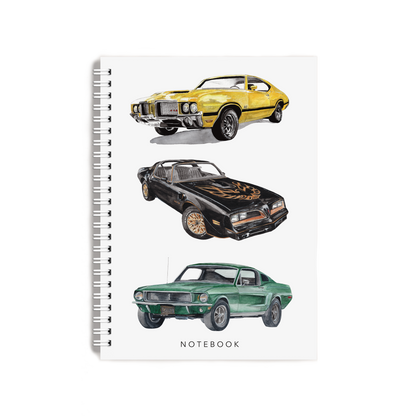 "Muscle Cars" Notebook