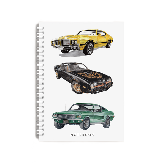 "Muscle Cars" Notebook