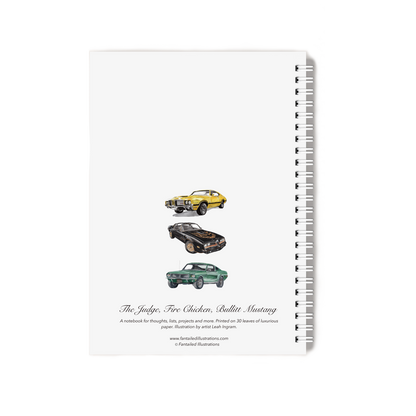"Muscle Cars" Notebook