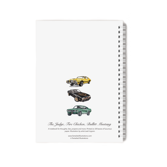 "Muscle Cars" Notebook