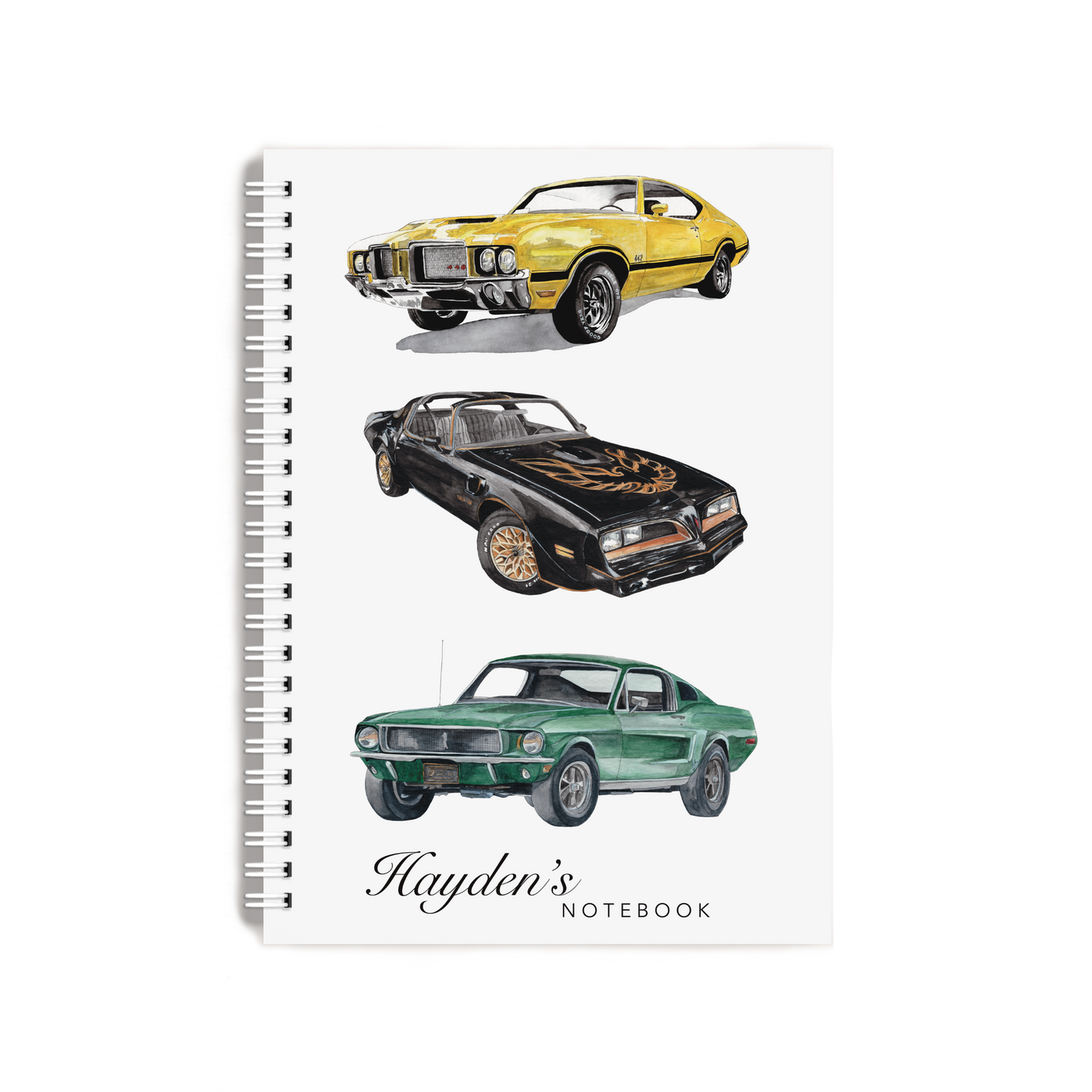 "Muscle Cars" Notebook