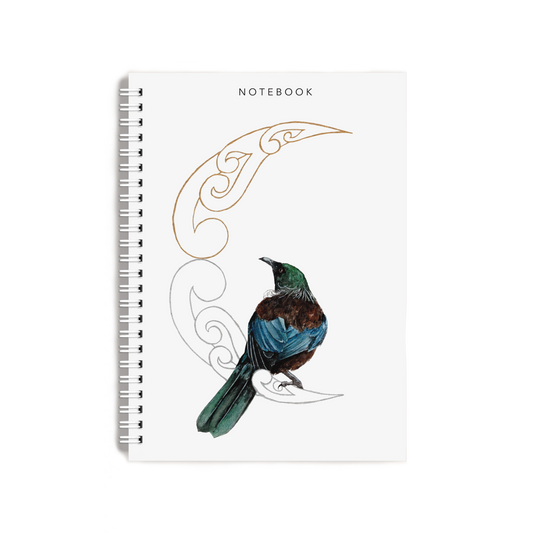 "Tūī & Moon" Notebook