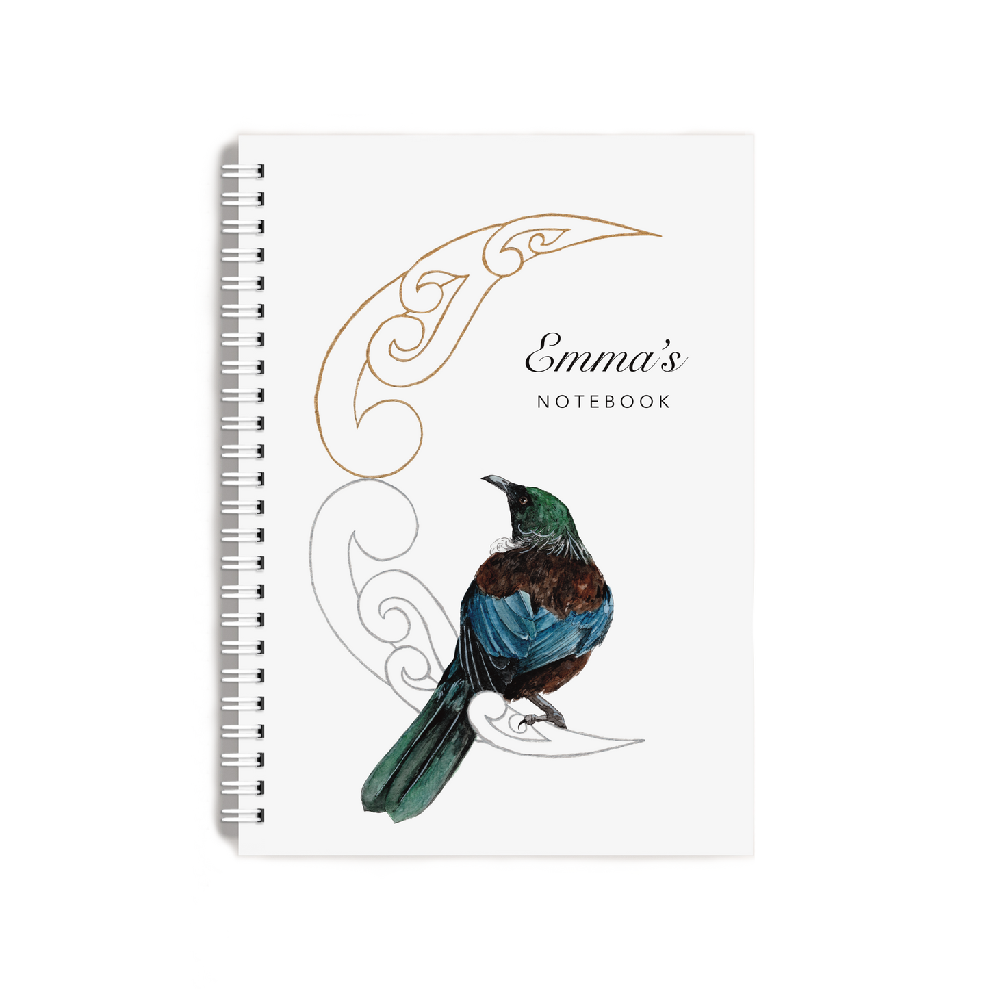 "Tūī & Moon" Notebook
