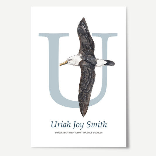 U Letter Custom Print