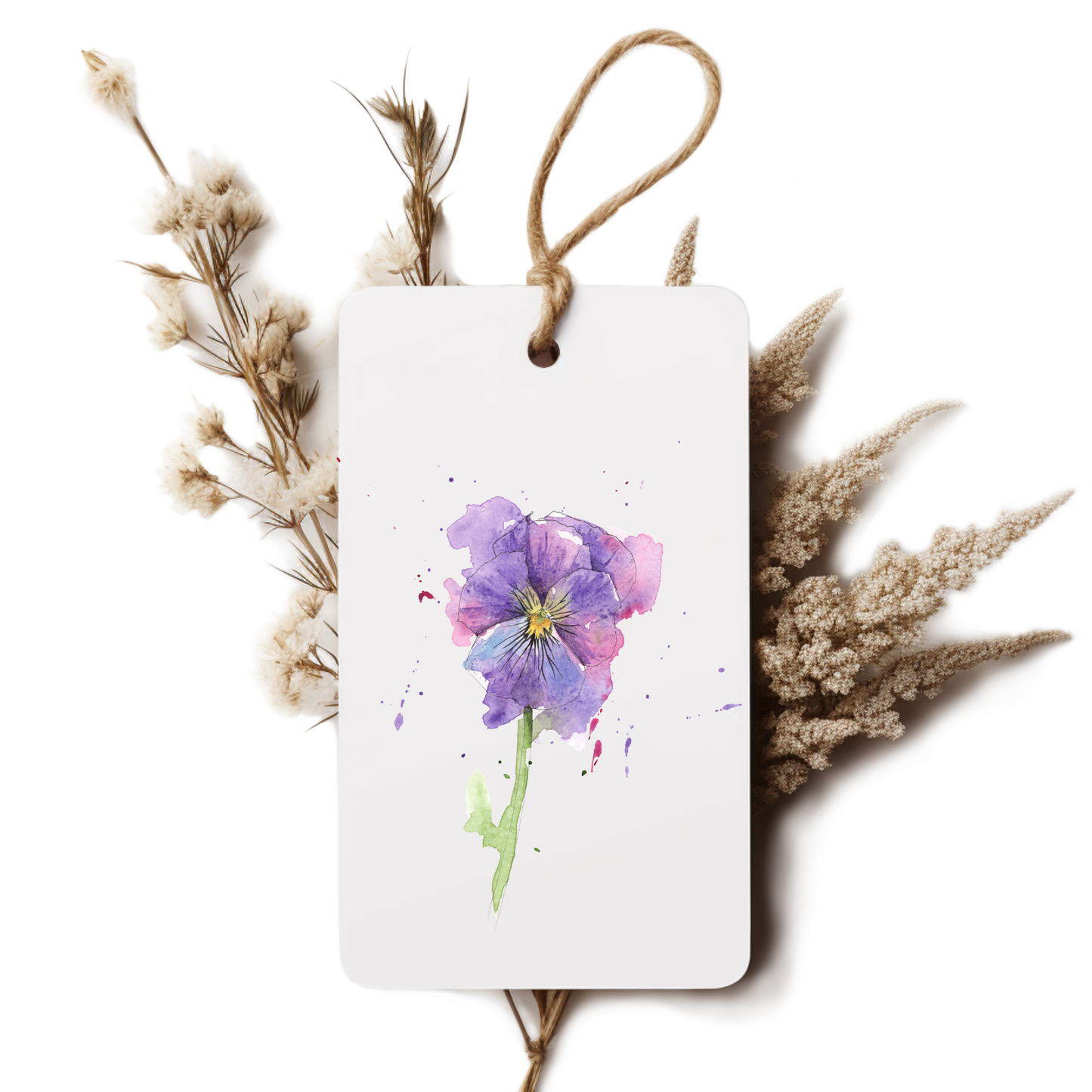 "Violet" Gift Tag