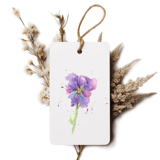 "Violet" Gift Tag