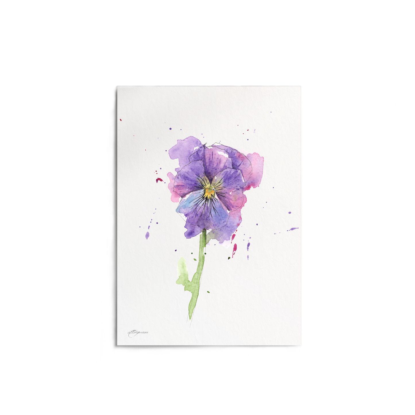 "Violet" Print