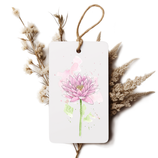 "Water Lily" Gift Tag