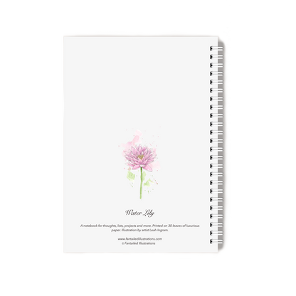 "Water Lily" Notebook