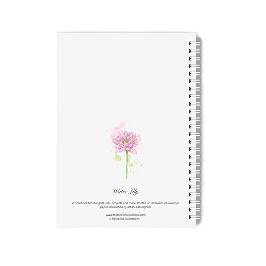 "Water Lily" Notebook