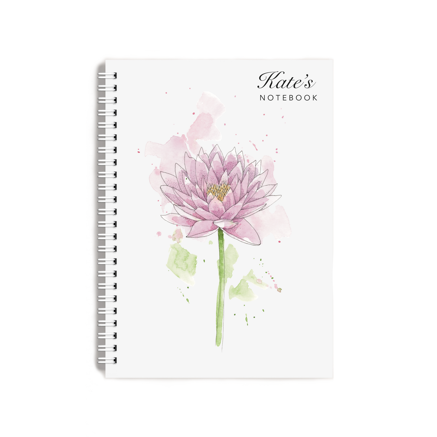 "Water Lily" Notebook