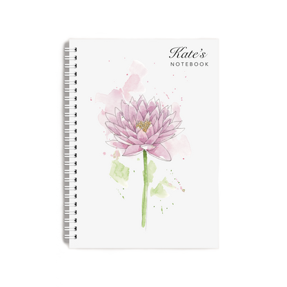 "Water Lily" Notebook