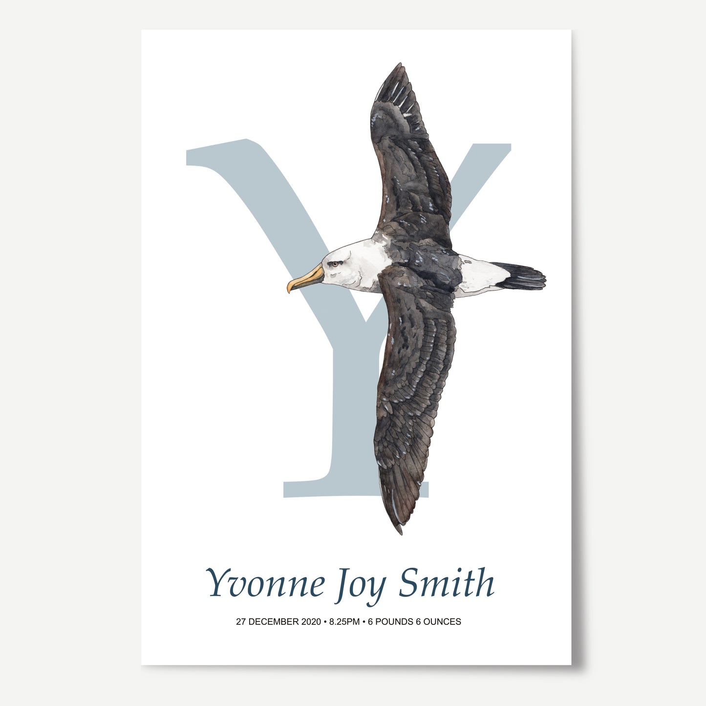 Y Letter Custom Print