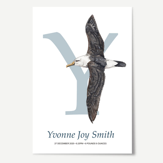 Y Letter Custom Print