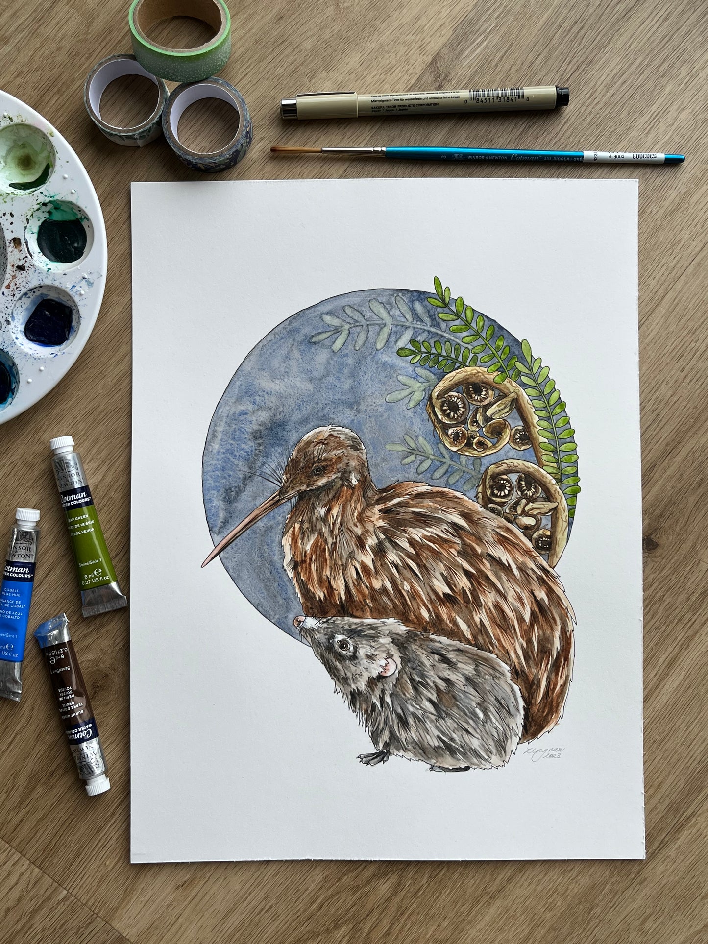 Kiwi & Hedgehog Original