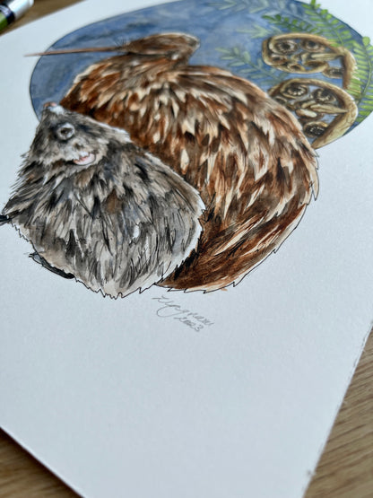 Kiwi & Hedgehog Original