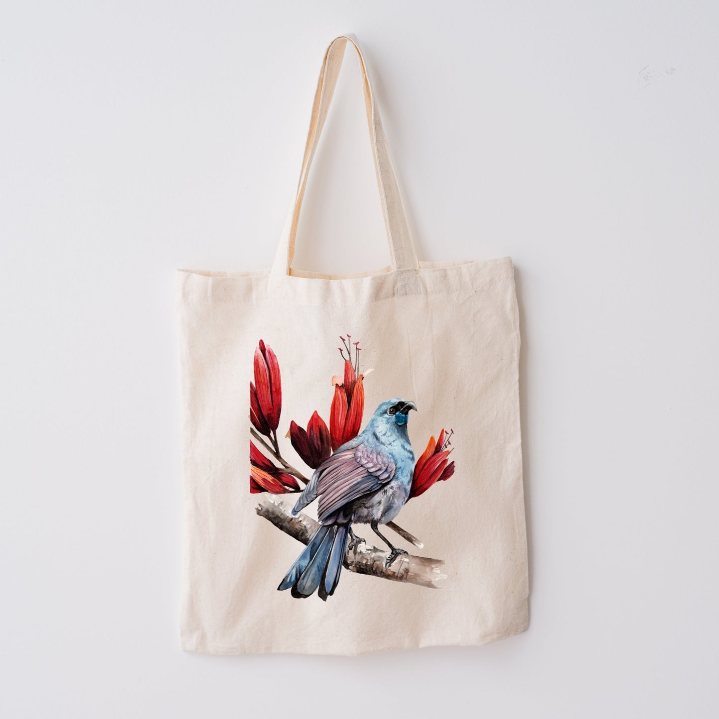 Kōkako & Harakeke Premium Tote Bag